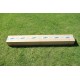 Пластиковая грядка Даяс «Люкс», 3 × 0,75 × 0,18 м, цвет «мрамор»