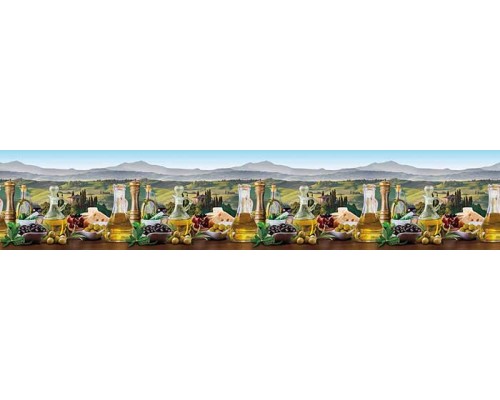 Фартук для кухни «Оливки», 3000 × 600 × 1,5 мм