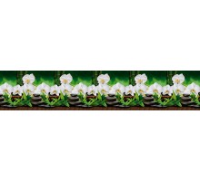 Фартук для кухни «Белая орхидея», 3000 × 600 × 1,5 мм