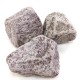 Камни для бани «Кварцит малиновый» колотый, 20 кг