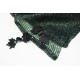 Затеняющая пластиковая сетка, зеленая, фасованная, 55%, 3 × 6 м (S=18 м²), крепёж в комплекте