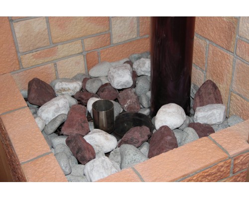 Огнеупорная керамическая плитка Терракот для печей «Шамот макси», облицовочная, 123 × 263 мм