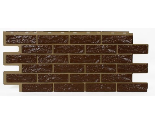 Фасадные панели «Лондон Брик», коричневый