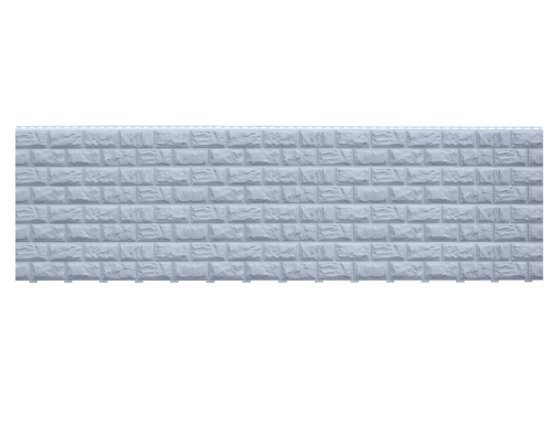 Фасадные панели «Доломит Альпийский», серо-голубой