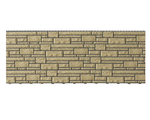 Фасадные панели «Доломит», орех, выделенные швы